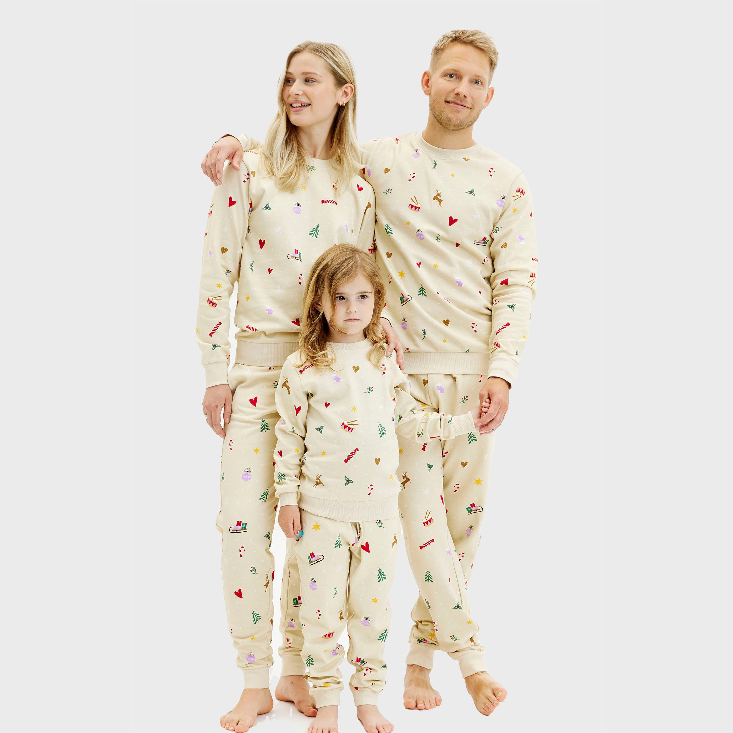 Jule sweatset Beige- Herre.